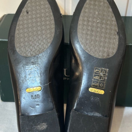 Ralph Lauren leather ballet flats like new, size 37, black