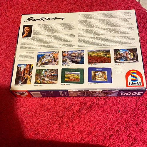 Schmidt puzzle 2000 pieces like new