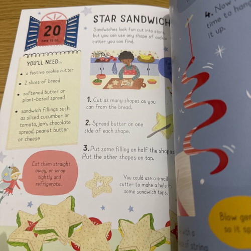 Usborne Countdown to Christmas activity book new, English