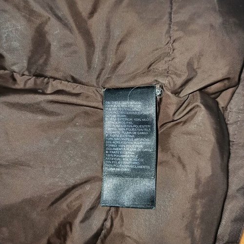 The North Face Womens Brown Winter Down Jacket used, size Small