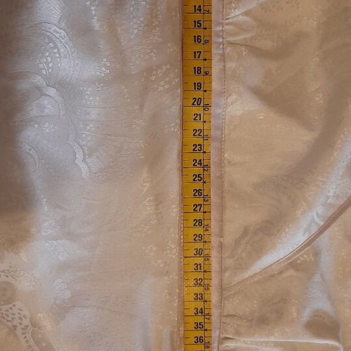 Summer dress bridal style handmade satin brocade 5XL white new