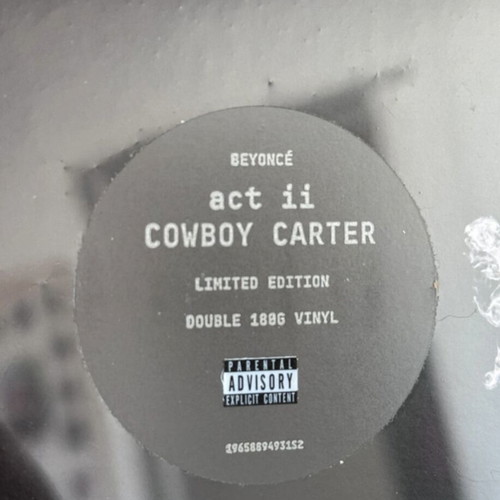 Cowboy Carter vinyl act ii new