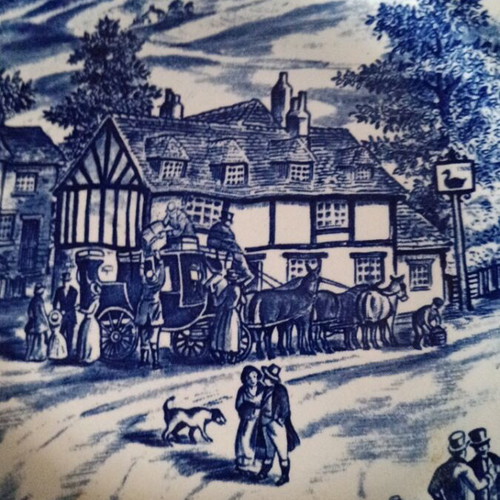 Vintage collectible English plate