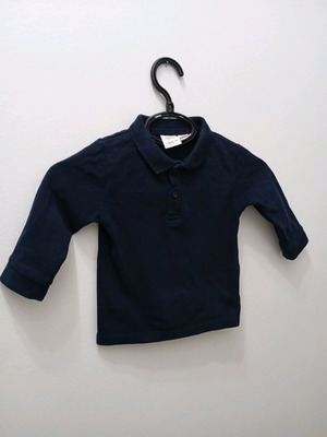 Παιδική μπλούζα ZARA με γιακά, μέγεθος 86cm, 12-18 μηνών, μπλε, σαν καινούργιο