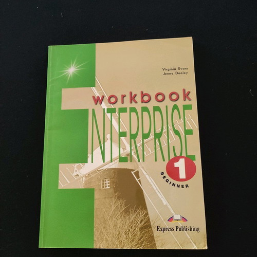 Workbook Enterprise 1 English learning book like new