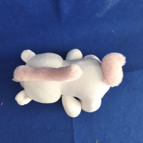 Small plush unicorn, pink and white