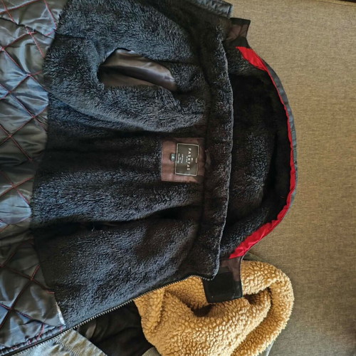 Hashtag jackets used, pack of 2 for ages 4-6, one needs repair
