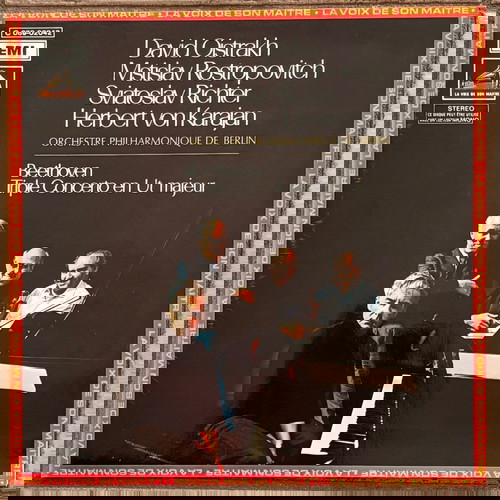 Triple Concerto En Ut Majeur /  Herbert von Karajan, Orchestre Philharmonique De Berlin LP