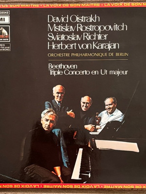 Triple Concerto En Ut Majeur /  Herbert von Karajan, Orchestre Philharmonique De Berlin LP