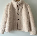 Fur one size, white, new