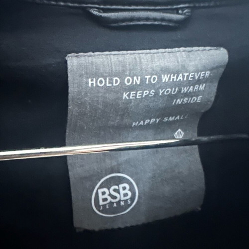 Bsb leather jacket like new, size S