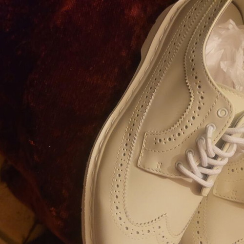 Dr. Martens white leather shoes size 44 new
