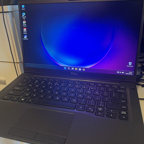Dell Latitude 7400 laptop used, Intel Core i7, 8GB RAM, 256GB SSD