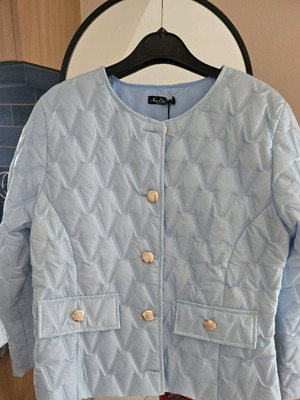 Μπουφάν καπιτονέ καινούργιο, τιρκουάζ, μέγεθος M