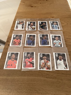 Coca Cola x Panini stickers set of 12 like new
