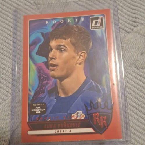 Luka Vuskovic Rookie Kings Red Parallel Donruss World Cup 2026 card new