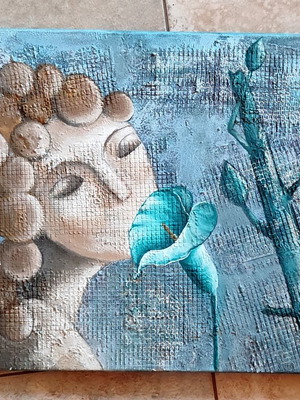Painting acrylic on canvas 40x60 cm new without frame