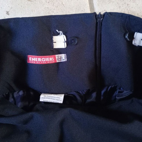 Energiers parade skirt for 12 years old, like new, blue