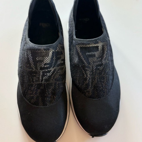 Fendi loafers like new, black, size 40