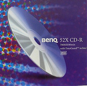 BENQ CD-R 80 SLIM CASE 52X (10 PC)