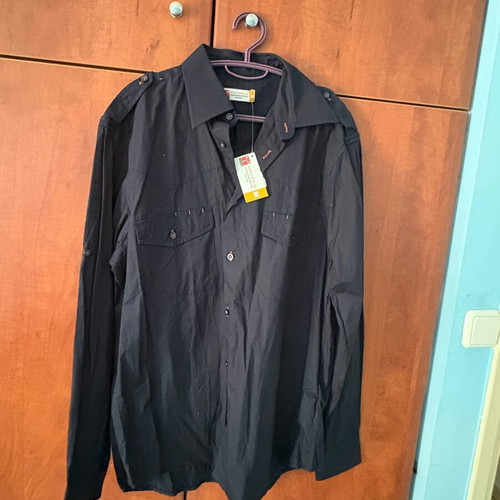 Payper men's dress shirt size M new with tags black