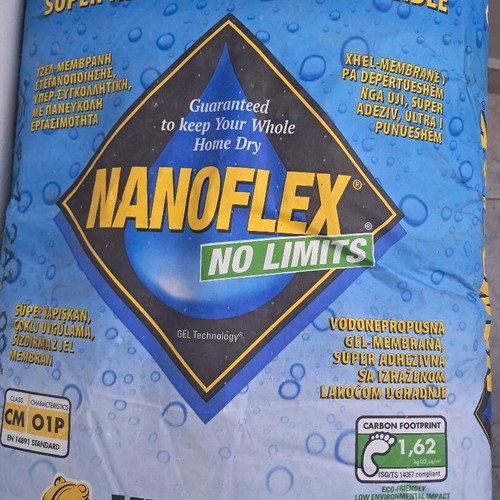 Nanoflex No Limits waterproof gel-membrane new, pack of 5