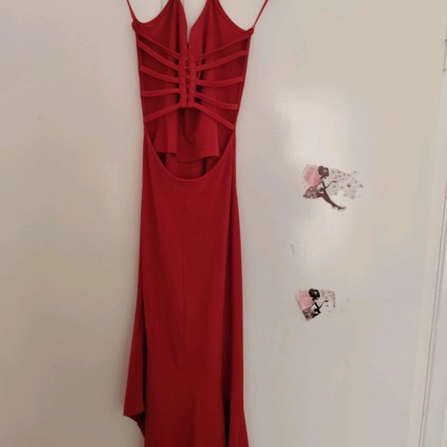 Women's red formal dress small like new