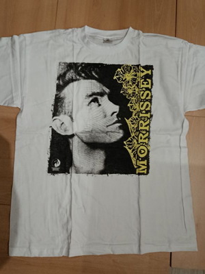 Morrissey fashion t-shirt new, 100% cotton, size XL, white