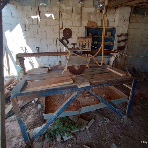 Table cutters used, fireplace workshop equipment
