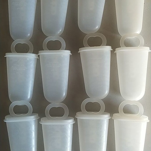 Tupperware vintage 70's ice pop molds set of 12 like new