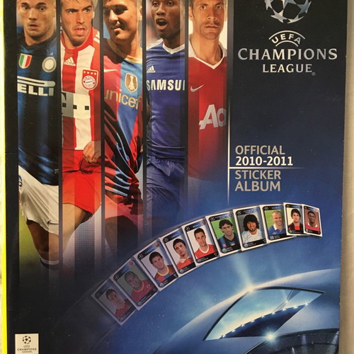 Panini albums used, pack of 4 blank