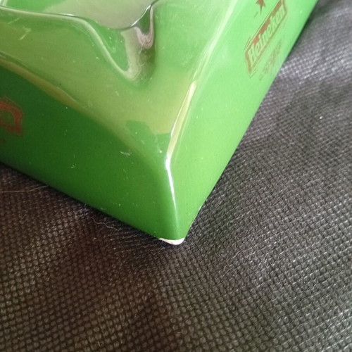Heineken Ashtray ceramic used with vintage charm