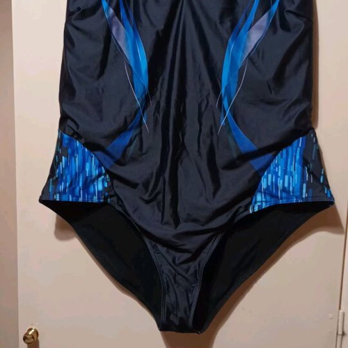 Athletic swimsuit 5XL new, blue