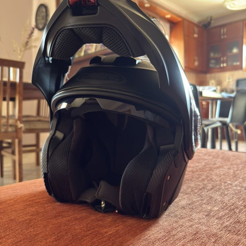 Caberg Duke Evo helmet like new, size Small, black matt, flip up