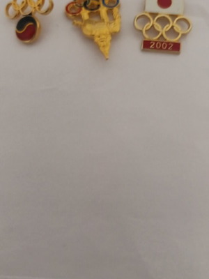 Σετ Ολυμπιακά pins 3 τεμαχίων Ιαπωνία Ταϊλάνδη Νότια Κορέα σαν καινούργιο
