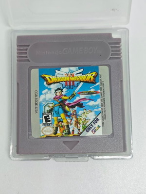 Dragon Warrior III Game Boy Color cartridge like new