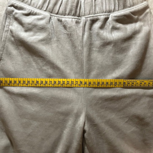 Velvet joggers H&M beige champagne XS like new