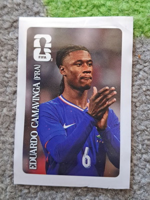 Coca-Cola World Cup 2026 Eduardo Camavinga sticker new