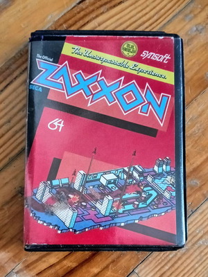 Commodore 64 Zaxxon Clamshell used shooting game