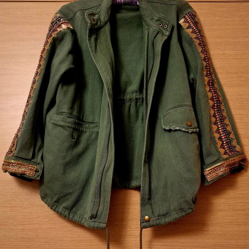 Jacket green, xsmall oversized, like new