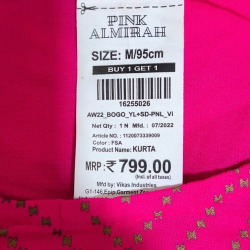 Women's skirts and dress from India used, set of 4 pieces