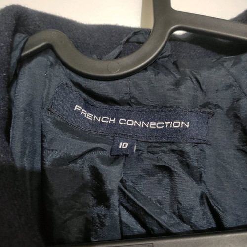 French Connection wool coat new, blue, size M