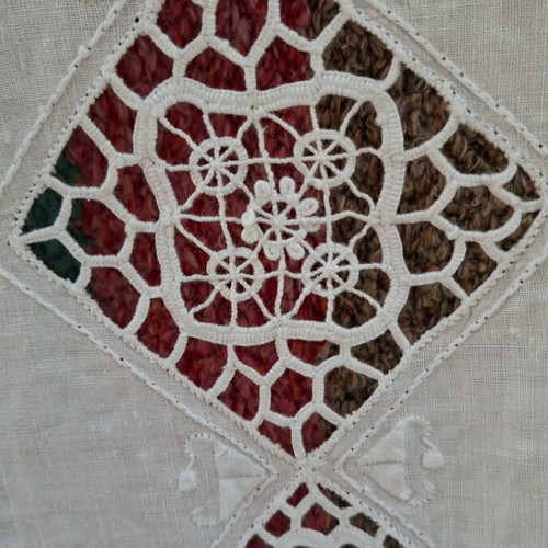 Veniz white tablecloth 85×85 new
