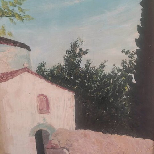 Relief painting with acrylics 66x85 cm like new