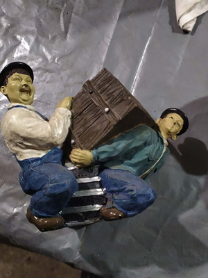 Κουμπαράς vintage μεταχειρισμένος "Χοντρός και λιγνός"