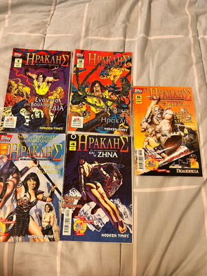 5 Heraklis comics Modern Times like new, 90s