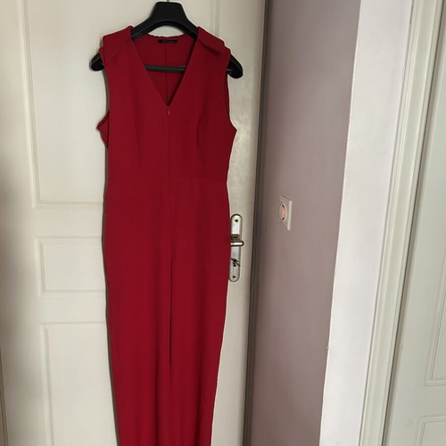 Trendyol bright red sleeveless jumpsuit, size 40