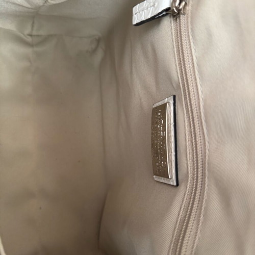 Valentino Bags white leather conv tote bag new