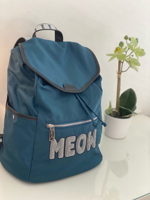 Paul & Joe sister Meow backpack and laptop bag new, blue