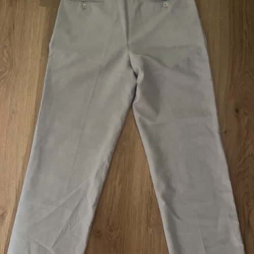 Office pants like new, soft light blue fabric